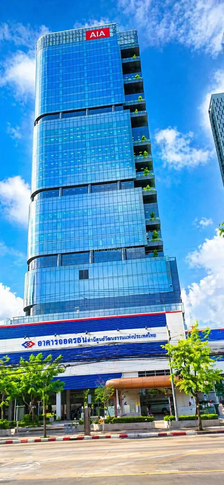 คลิกเพื่อดูรูปขนาดใหญ่ อาคารเอไอเอ คอนเนค (AIA CONNECT) – สำนักงานให้เช่ารัชดา ห้วยขวาง อาคารสำนักงานยุคใหม่ใจกลาง New CBD
