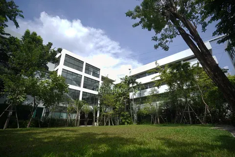 อาคารเรนทรี ออฟฟิศ การ์เด้น (RAINTREE OFFICE GARDEN) ออฟฟิศให้เช่าพระราม 9 ห้วยขวาง สำนักงานทันสมัยในบรรยากาศร่มรื่นใจกลางเมือง